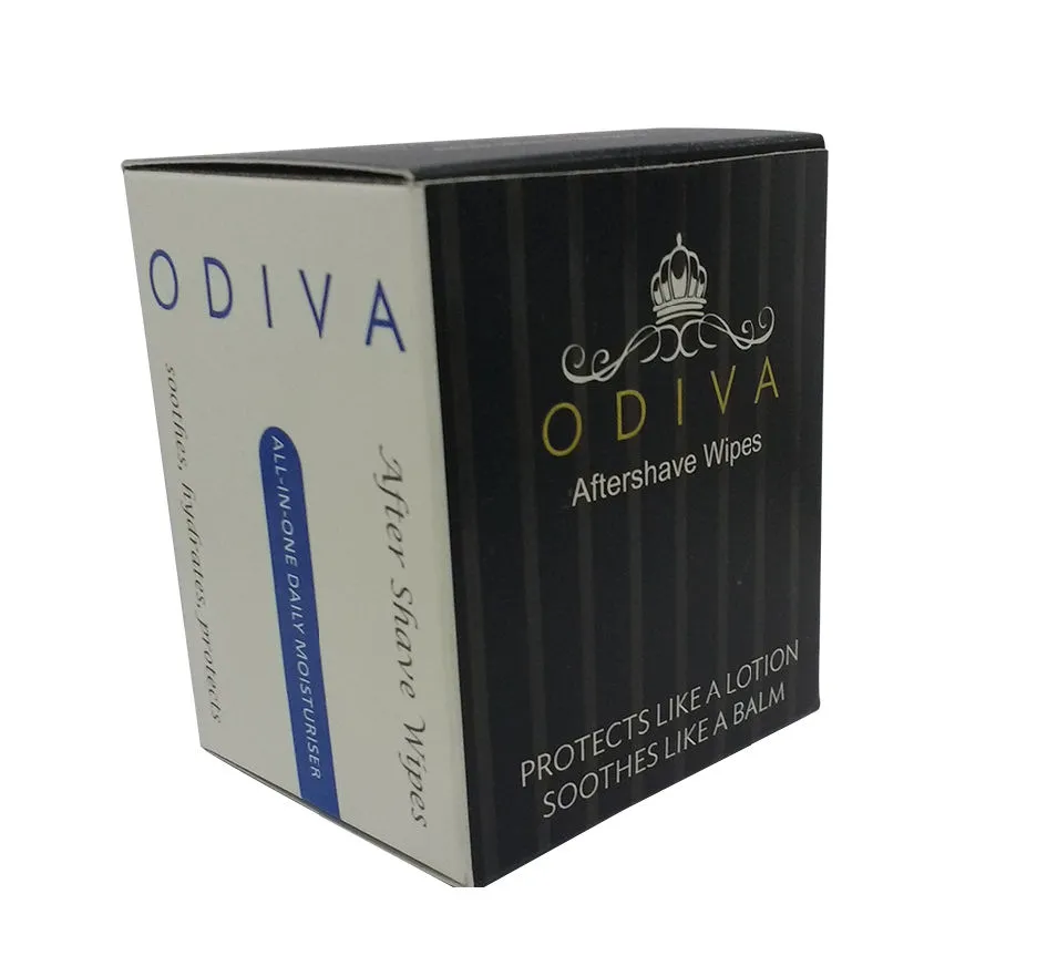 Odiva After Shave Wipes - 25 Wipes