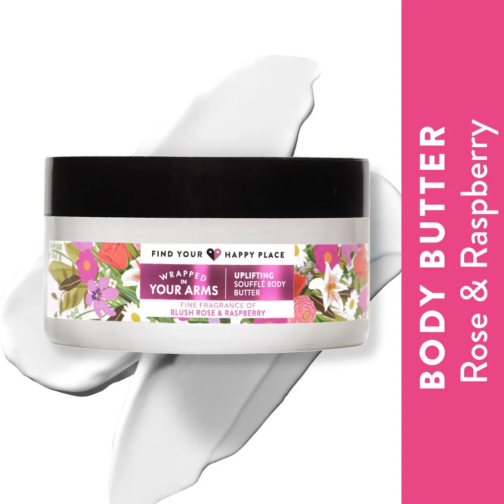 Find Your Happy Place - Wrapped In Your Arms Souffle Body Butter Blush Rose & Raspberry