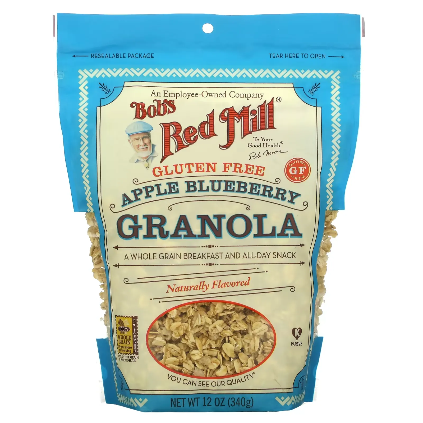 Apple Blueberry Granola, Gluten Free, 12 oz (340 g)