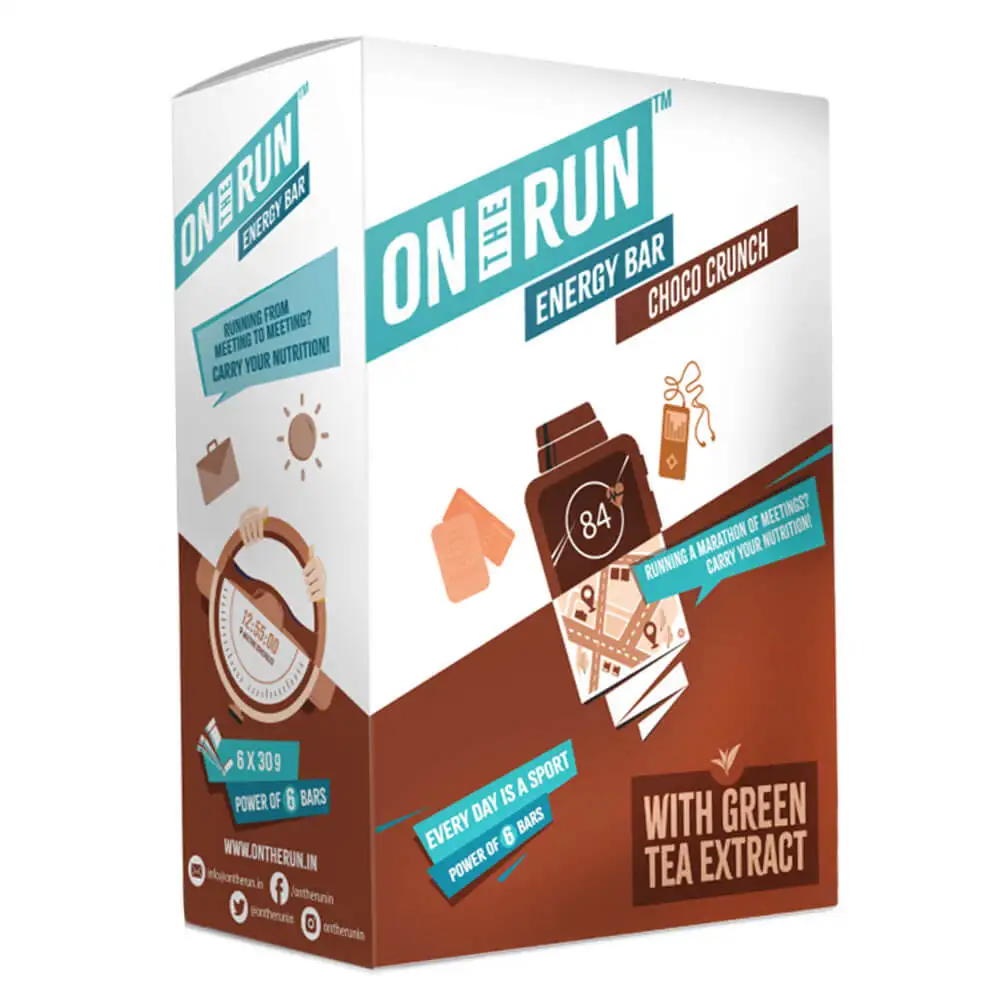 On The Run Energy Bar,  6 Piece(s)/Pack  Choco Crunch