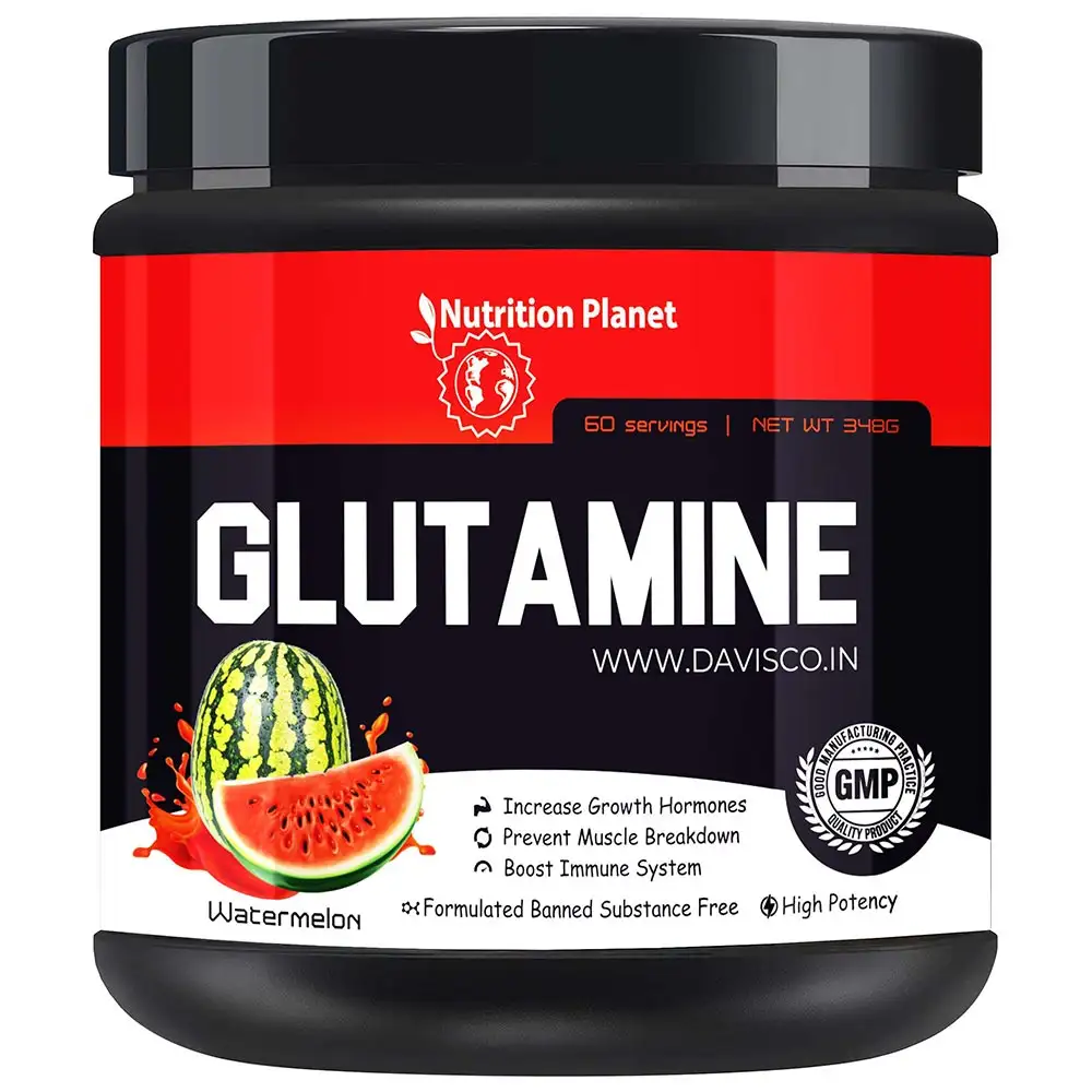 Nutrition Planet Glutamine,  0.76 lb  Watermelon