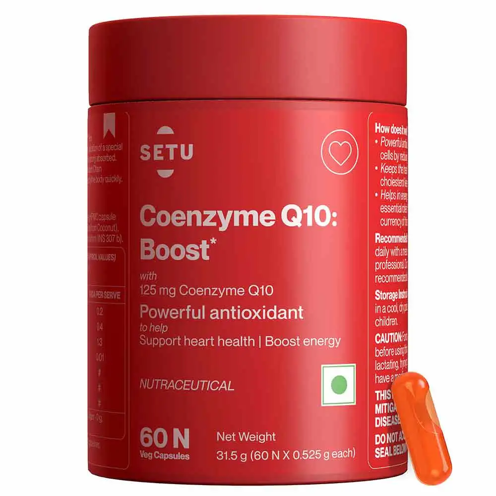 Setu Coenzyme Q10: Boost,  60 veggie capsule(s)