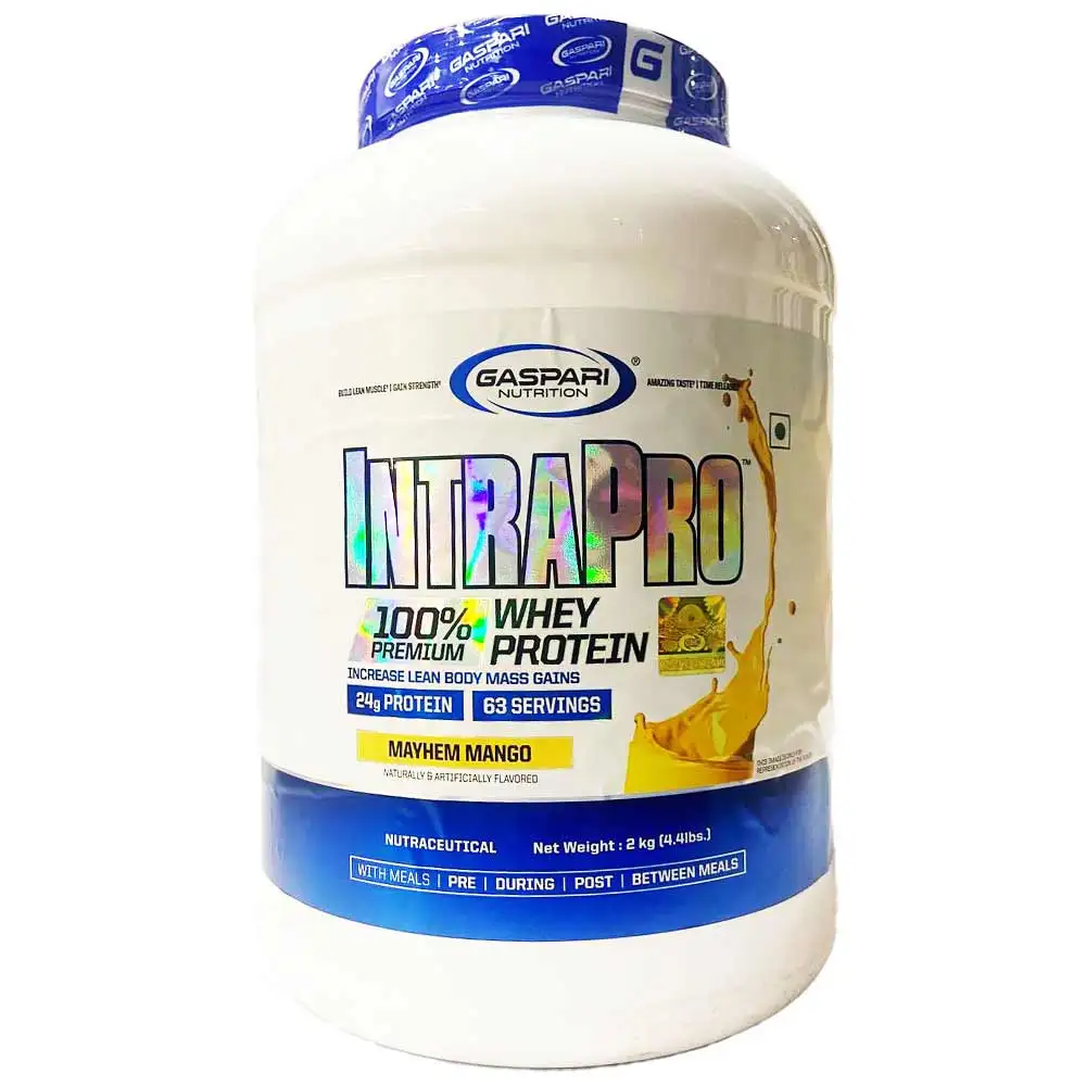 Gaspari Nutrition Intrapro Whey Protein,  4.4 lb  Mayhem Mango