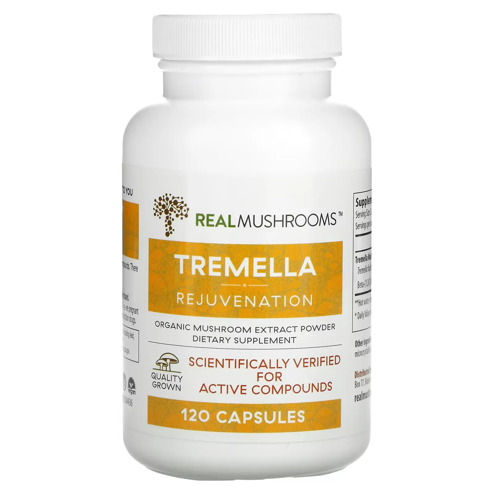 Tremella, Rejuvenation, 120 Capsules