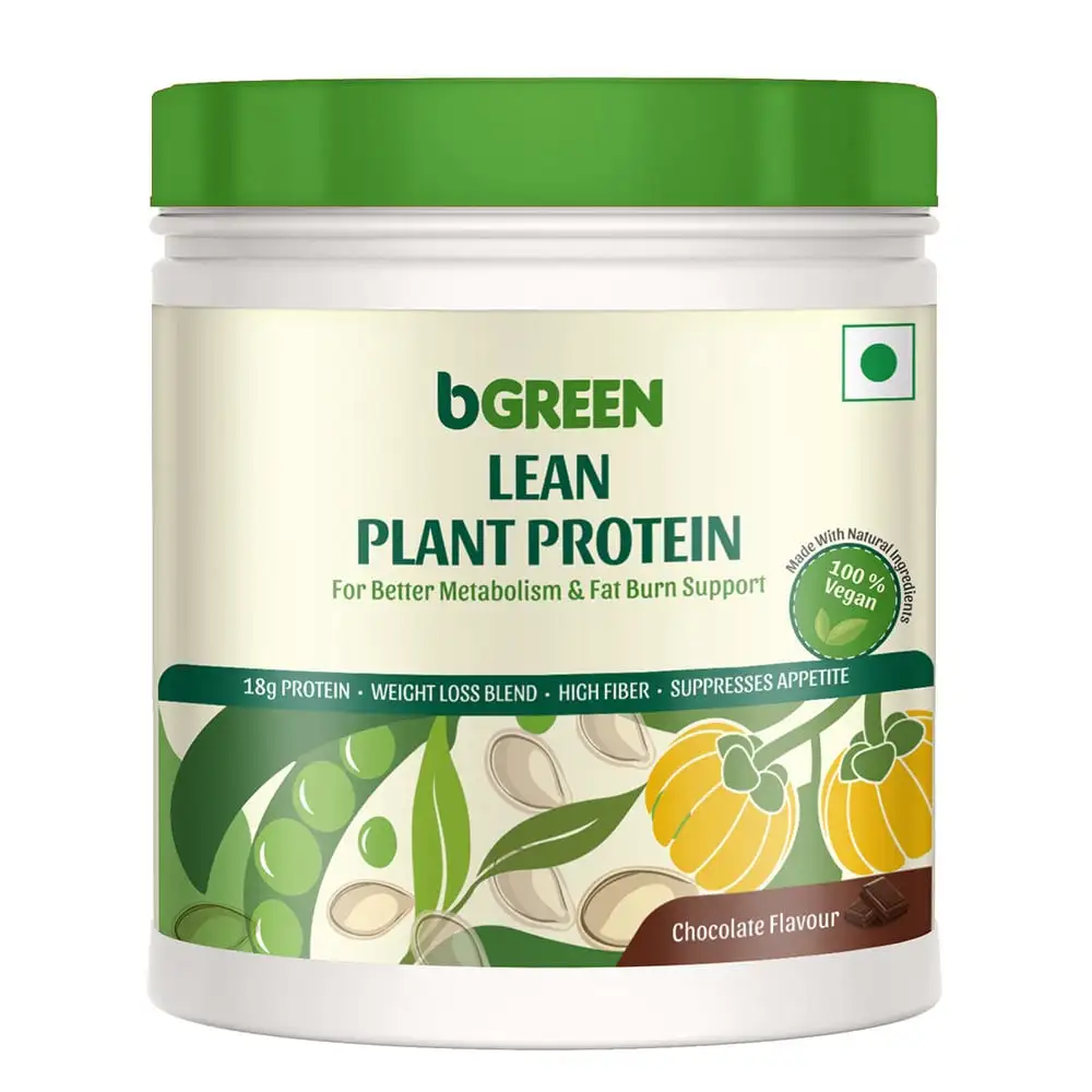 bGREEN Lean Plant Protein by MuscleBlaze,  1.1 lb  Chocolate