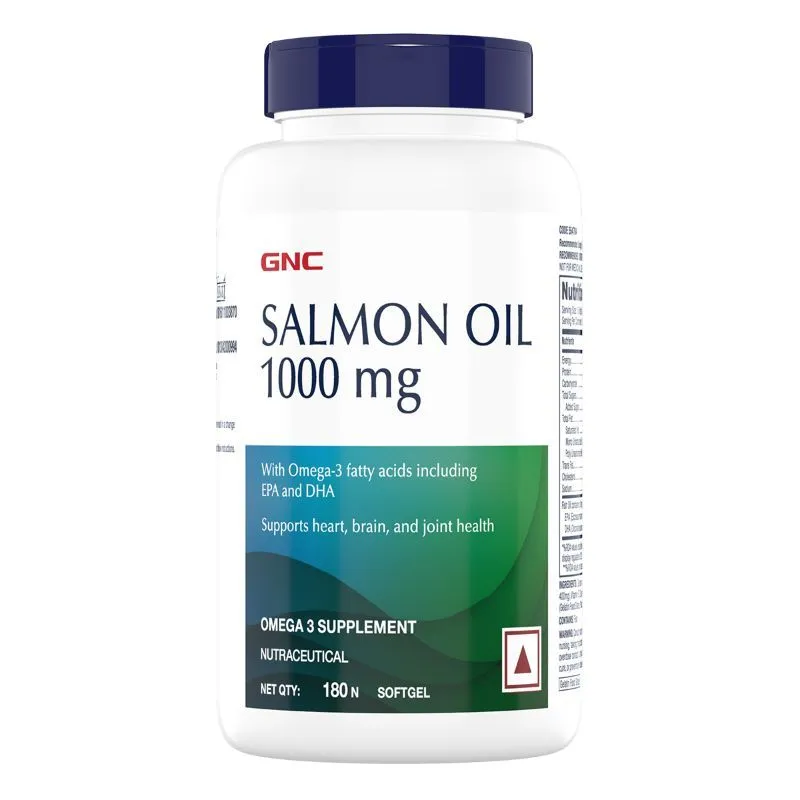 GNC Salmon Oil 1000 mg - 300 mg of highly absorbable EPA/DHA Omega-3s