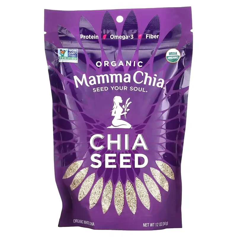 Organic White Chia Seed, 12 oz (340 g)