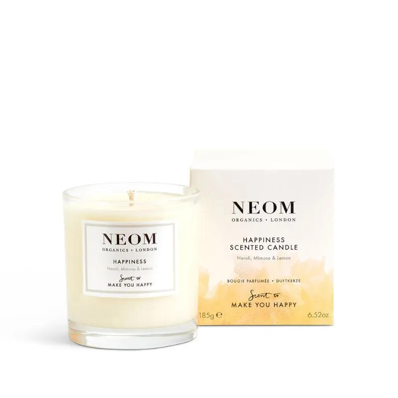 Neom Organics Scented 1 Wick Candle - Happiness