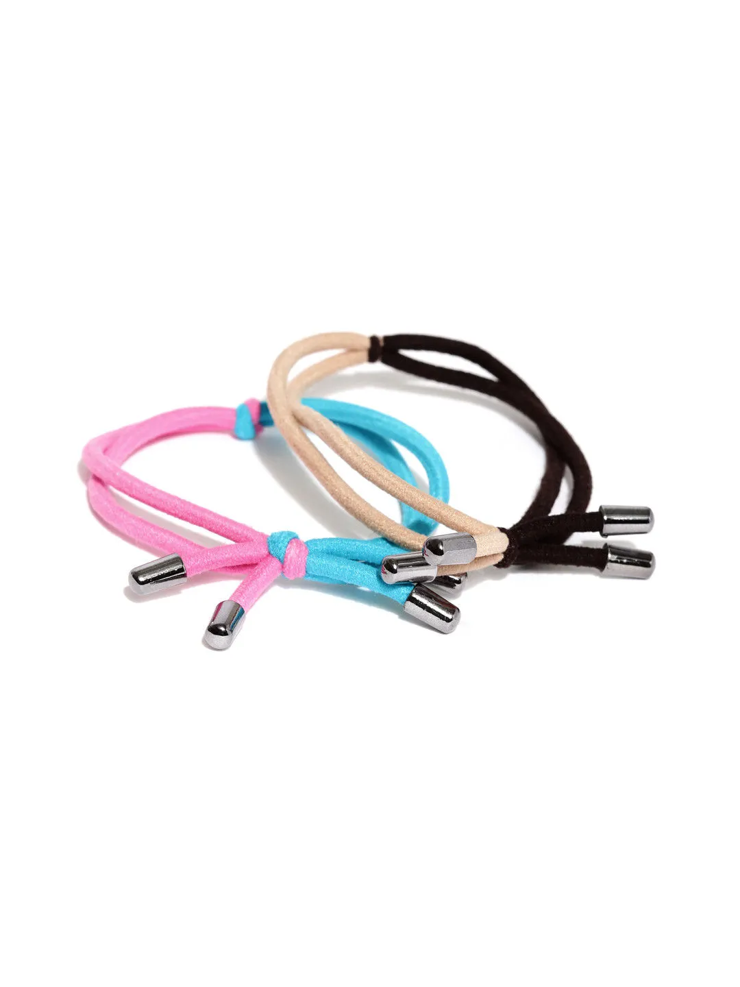 Toniq Color Blocked Rachel Rubberband Set