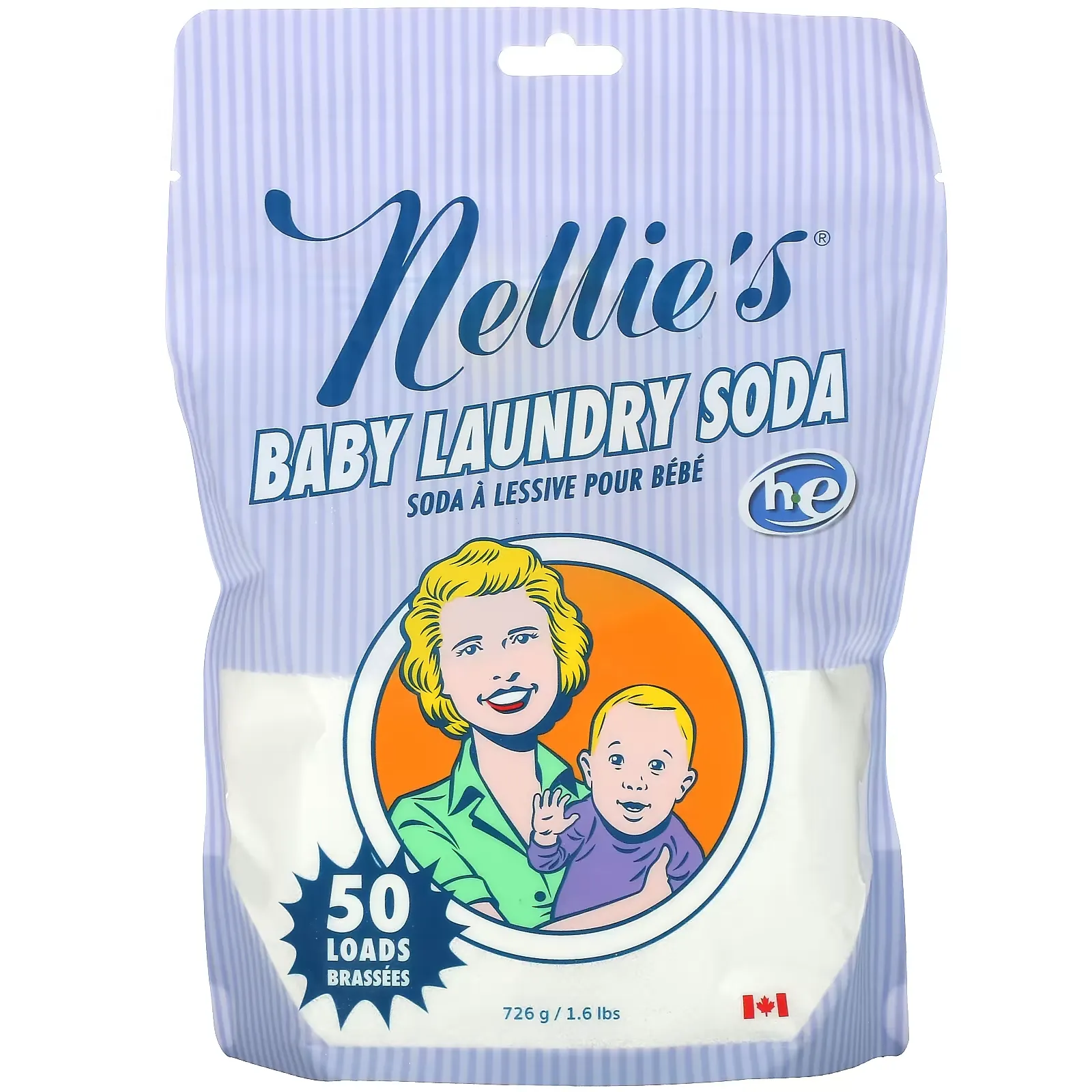 Baby Laundry Soda, 50 Loads, 1.6 lbs (726 g)