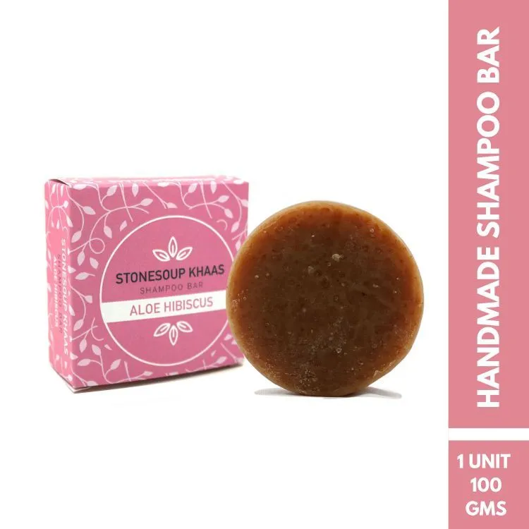 Stonesoup Khaas Aloe Hibiscus Shampoo Bar