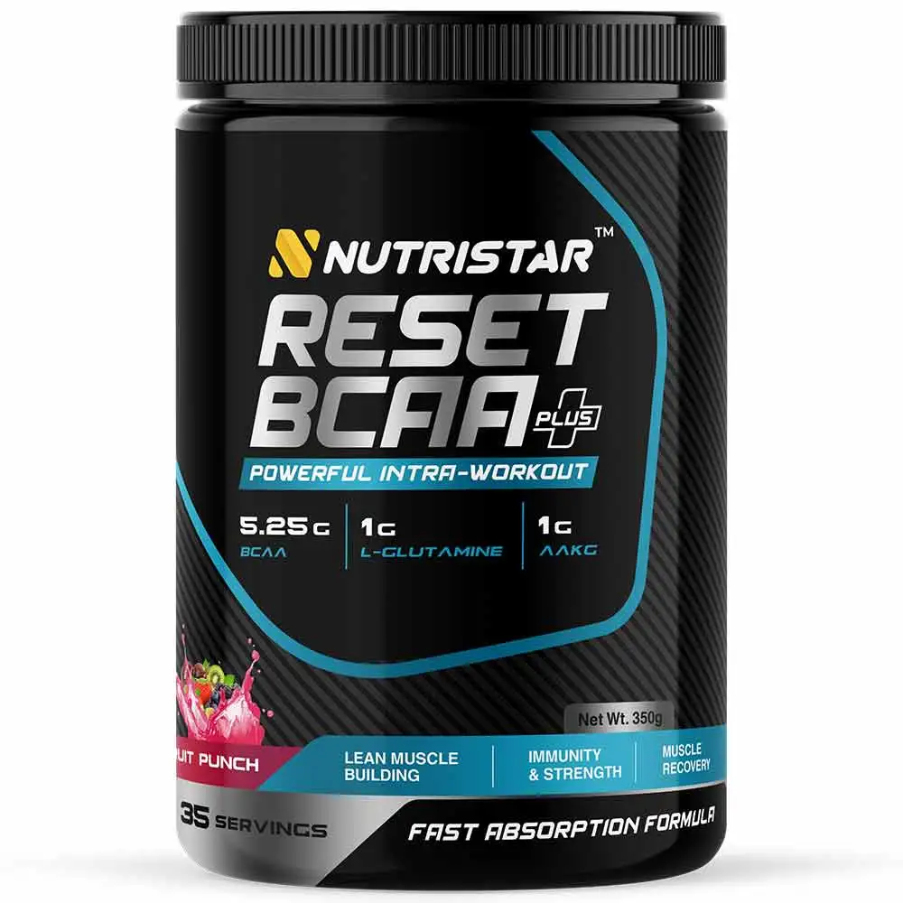 Nutristar Reset BCAA Plus,  0.77 lb  35 Servings  Fruit Punch