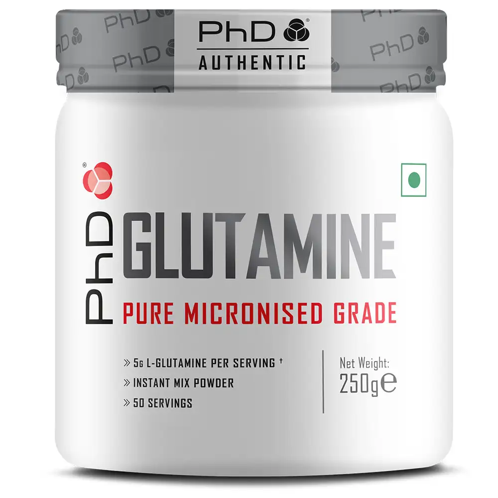 PhD L-GIutamine Powder,  0.55 lb  Unflavoured