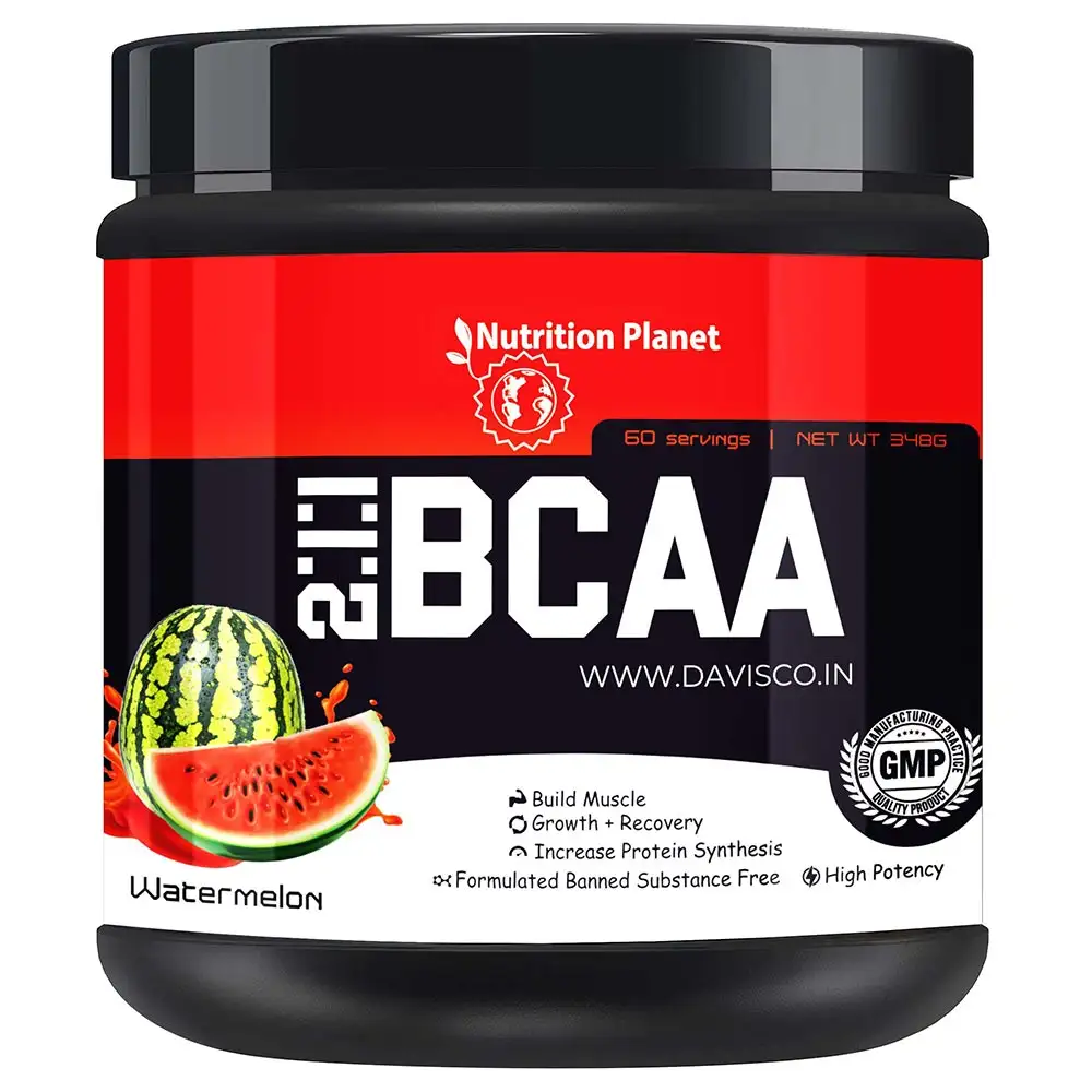 Nutrition Planet BCAA,  0.76 lb  60 Servings  Watermelon