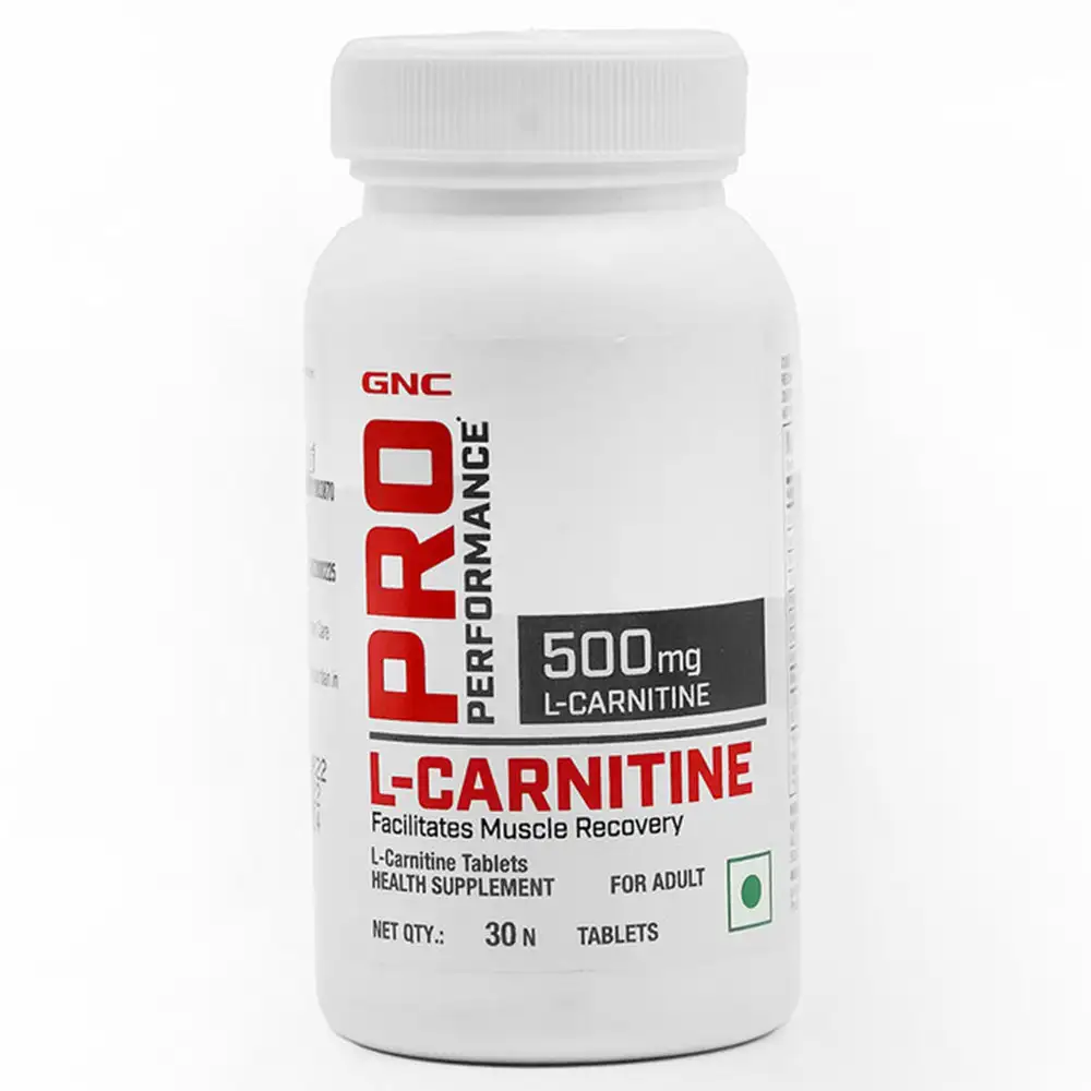 GNC Pro Performance L-Carnitine (500mg),  30 tablet(s)  Unflavoured