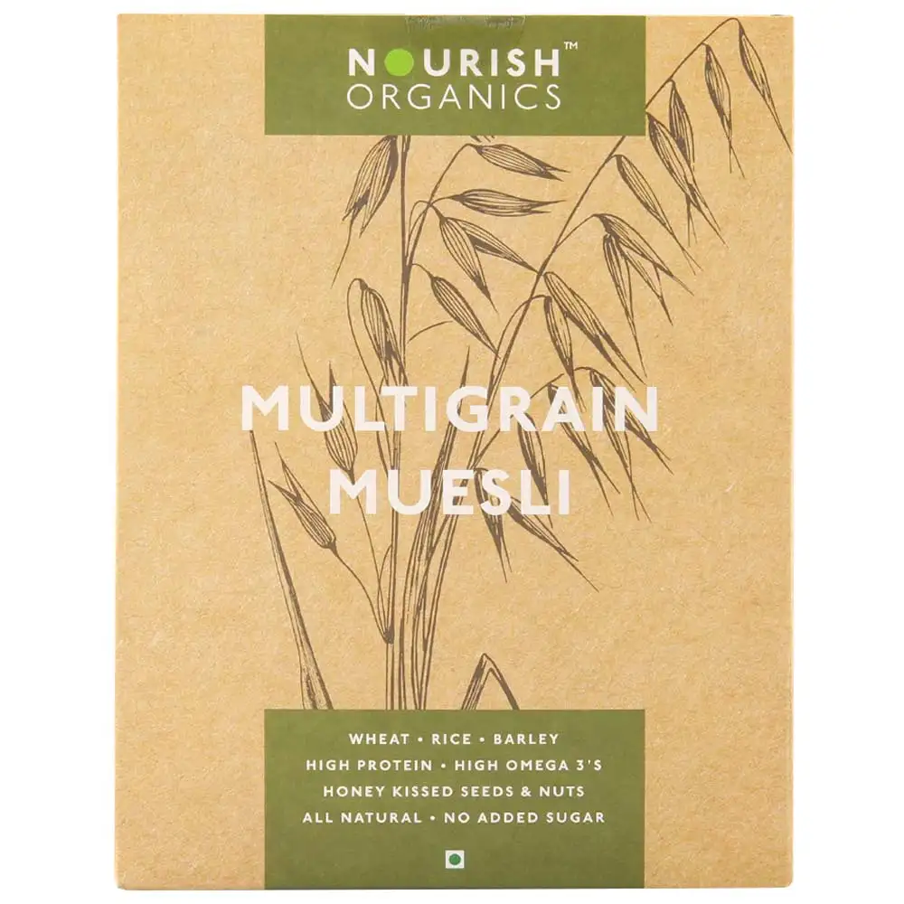 Nourish Organics Multi Grain Muesli,  0.3 kg  Unflavoured