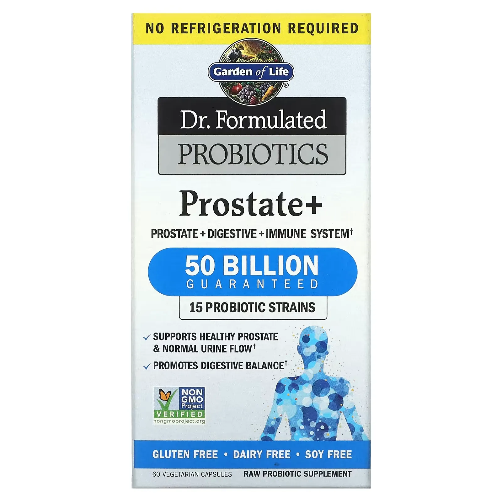 Dr. Formulated Probiotics, Prostate+, 60 Vegetarian Capsules