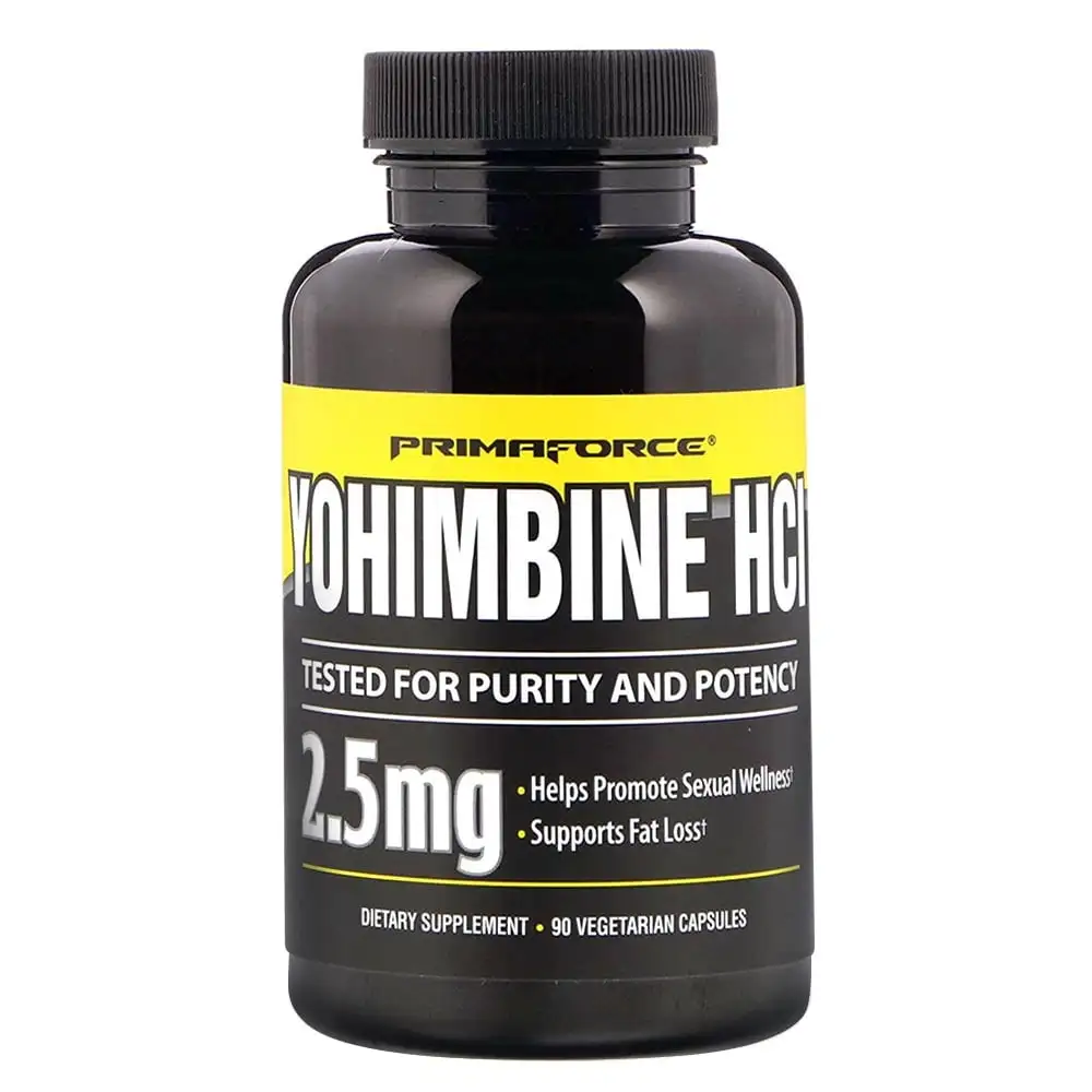 Primaforce Yohimbine HCL (2.5 mg),  90 capsules  Unflavoured