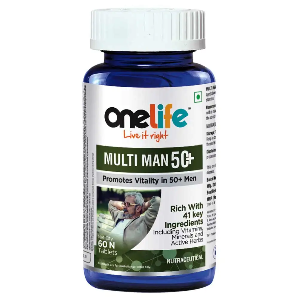 OneLife Multi Man 50+,  60 tablet(s)  Unflavoured