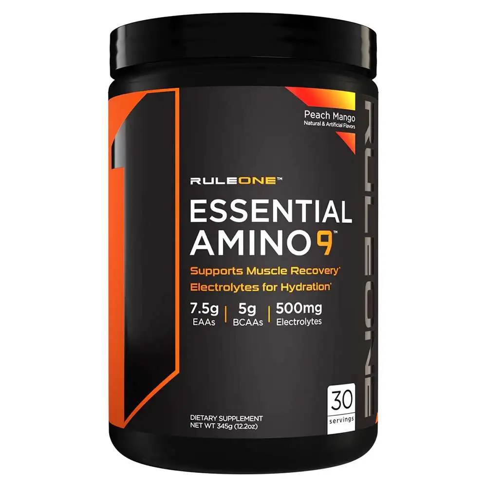 Rule One Essential Amino9,  0.76 lb  30 Servings  Peach Mango