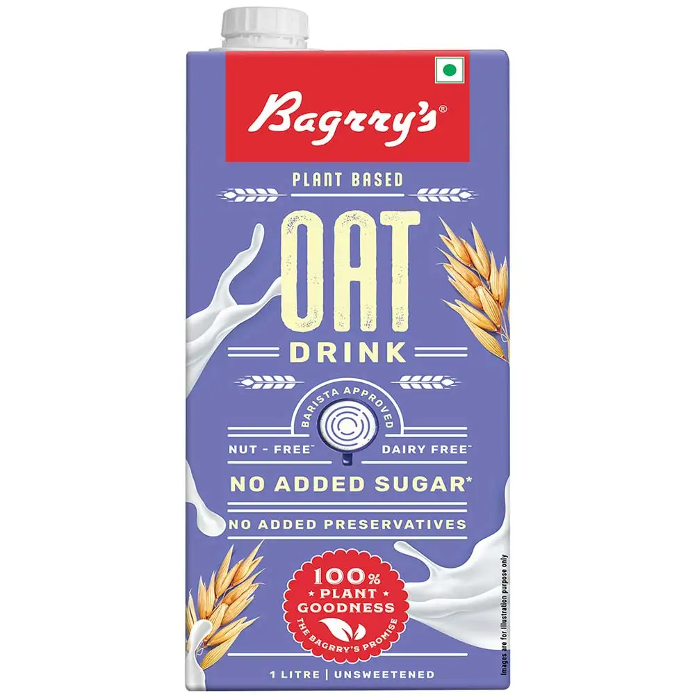 Bagrrys Plant based Oat Drink,  Natural  1 L