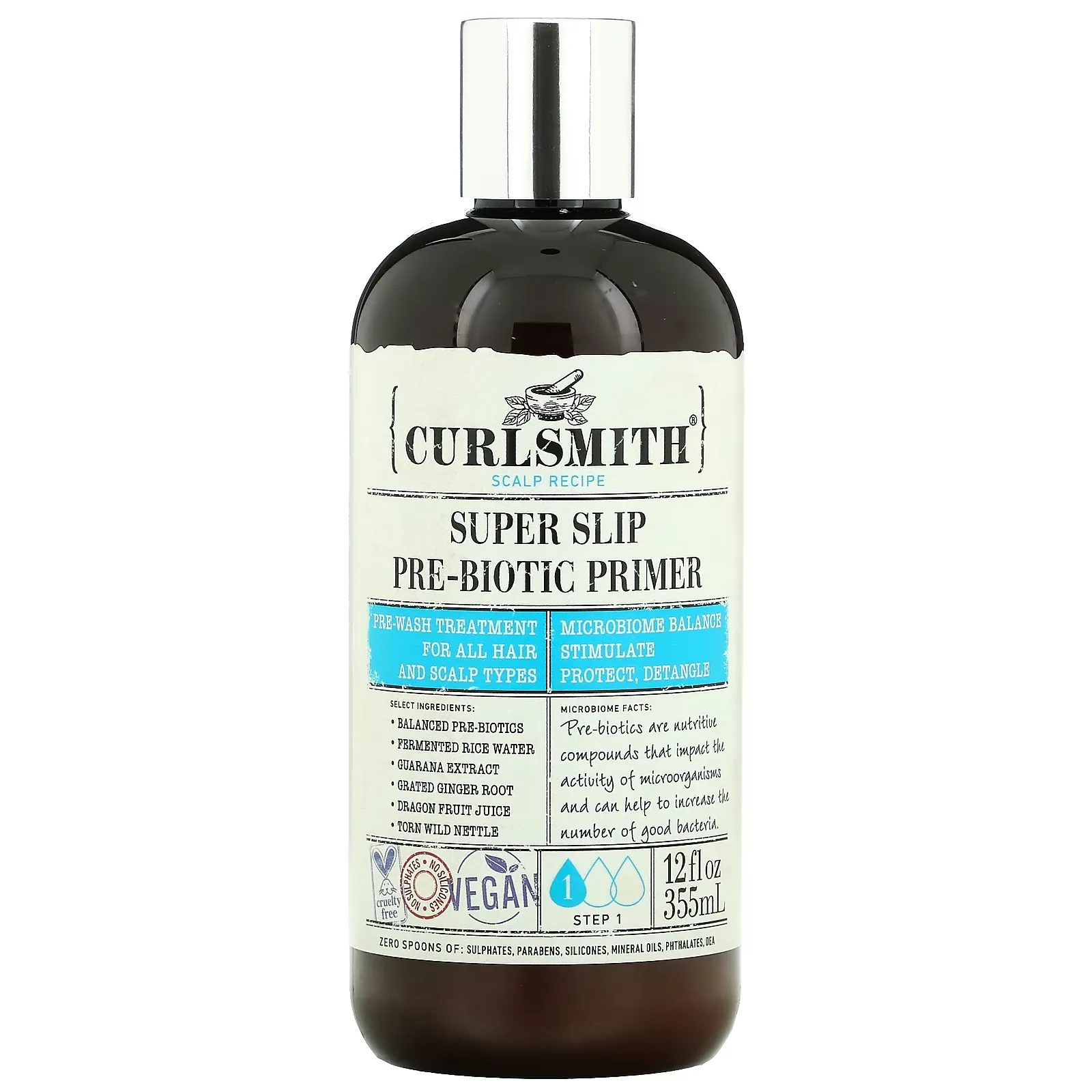 Super Slip Pre-Biotic Primer, Step 1, 12 fl oz (355 ml)