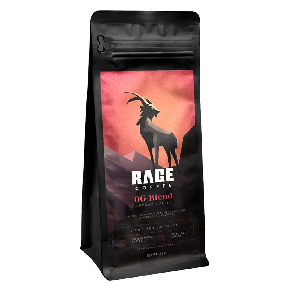 Rage Coffee OG Blend Ground Coffee,  250 g  Pour Over (Coarse)