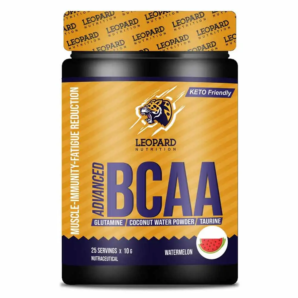 Leopard Nutrition Advanced BCAA,  0.55 lb  25 Servings  Watermelon