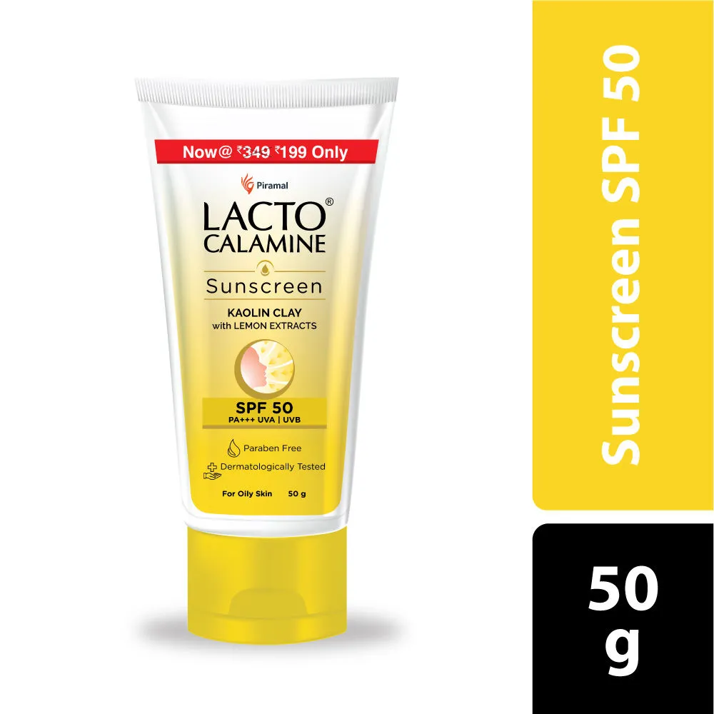 Lacto Calamine Daily Sunscreen Kaolin Clay SPF 50 PA +++