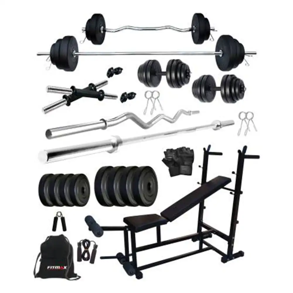 Fitmax PVC 48KG COMBO 26 WB SL Home Gym Kit