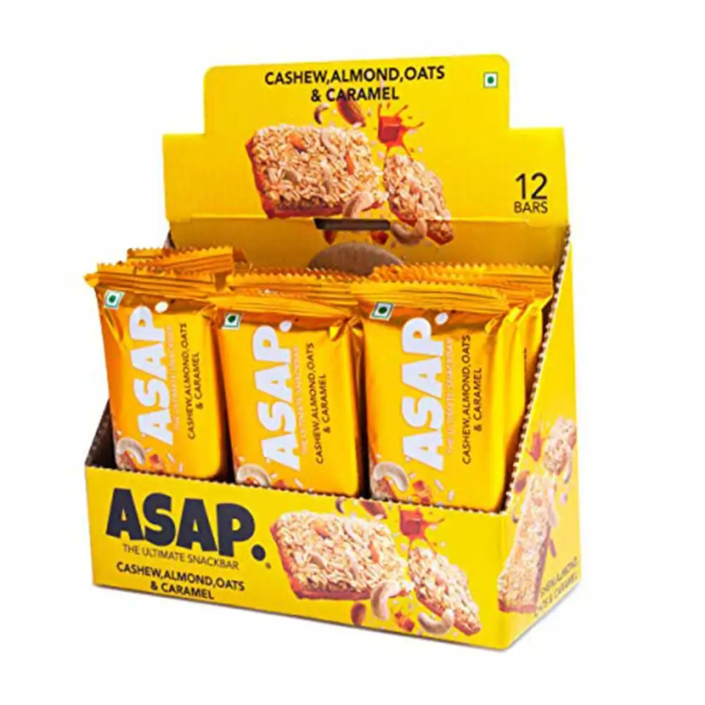 ASAP Healthy Granola Bars,  12 bar(s)  Cashew Almond & Caramel