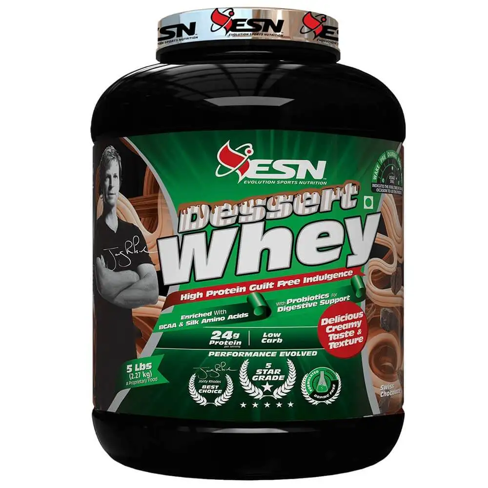 ESN Dessert Whey,  5 lb  Swiss Chocolate