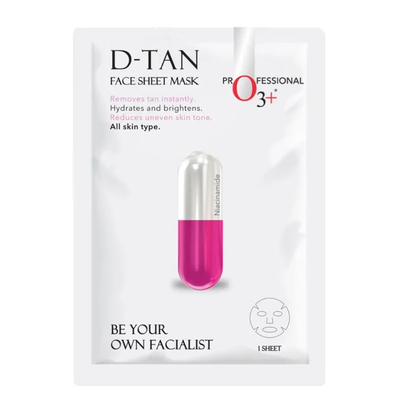 O3+ Facialist Dtan Face Sheet Mask With Niacinamide