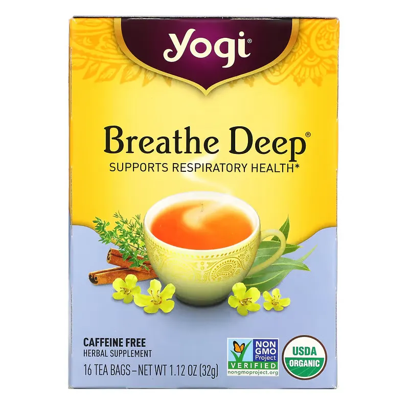 Breathe Deep, Caffeine Free, 16 Tea Bags, 1.12 oz (32 g)