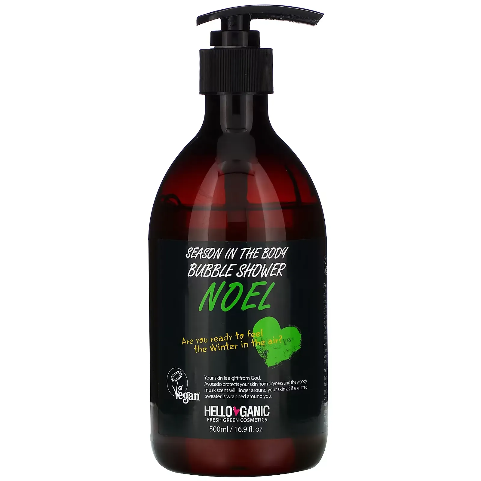 Season In the Body Bubble Shower, Noel, 16.9 fl oz (500 ml)