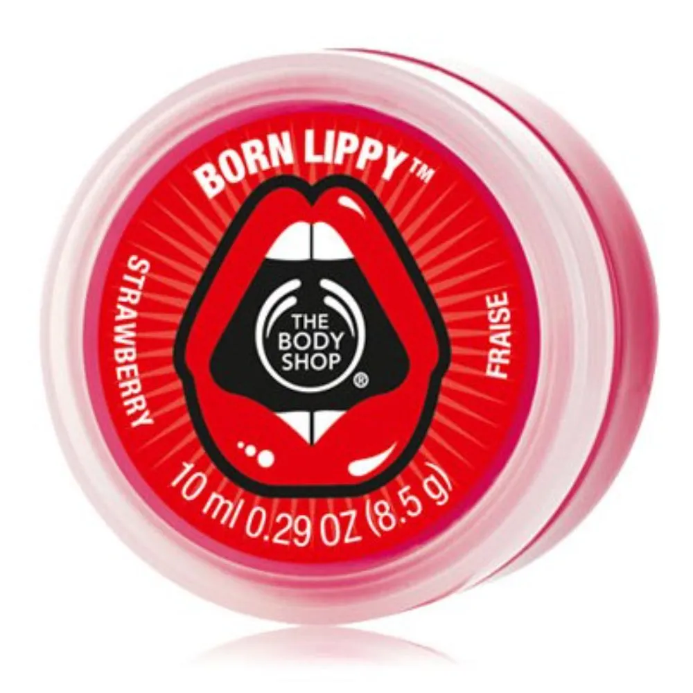 The Body Shop Born Lippy Pot Lip Balm - Strawberry