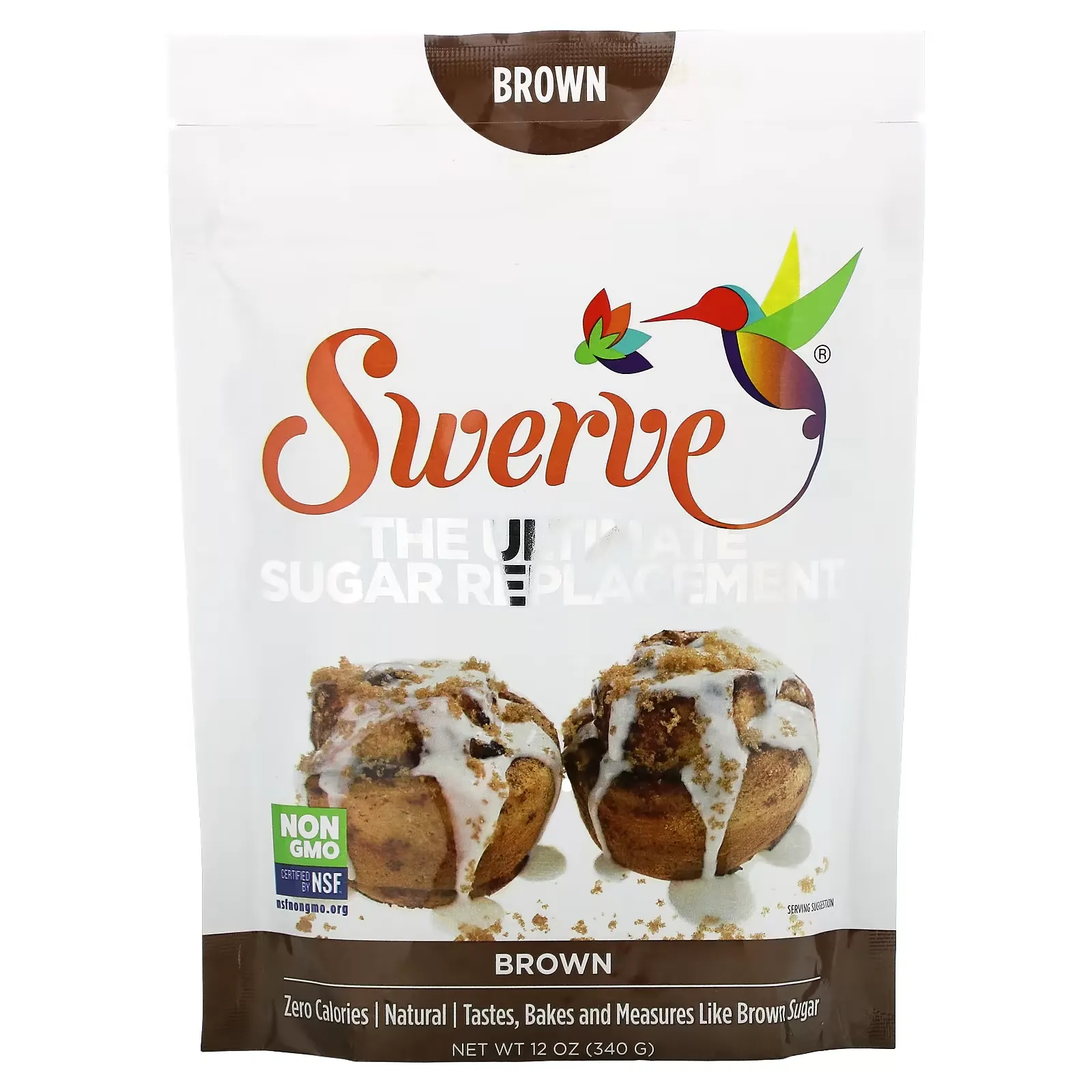 The Ultimate Sugar Replacement, Brown, 12 oz (340 g)