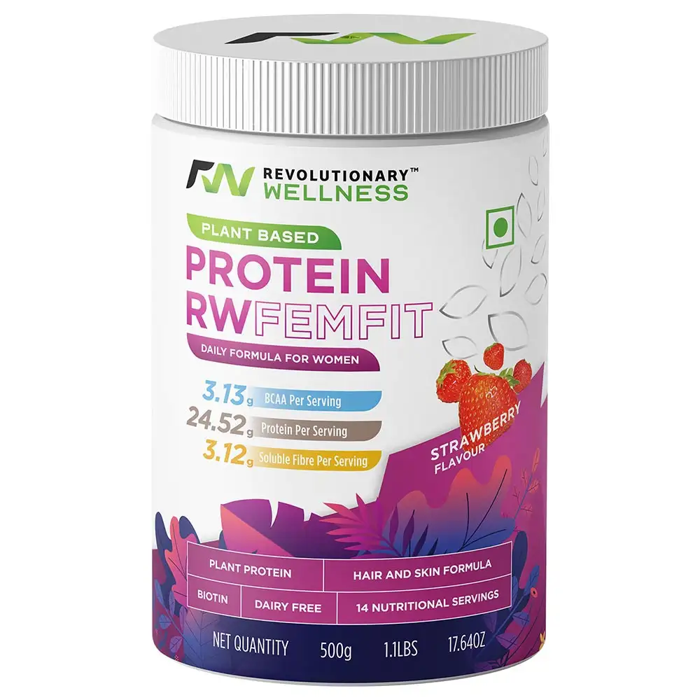 RW Plant Based Protein Femfit,  Strawberry  1.1 lb