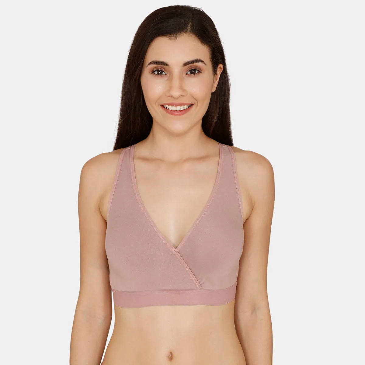 Nejo Feeding Sleep Bra With Removable Pads - Pink