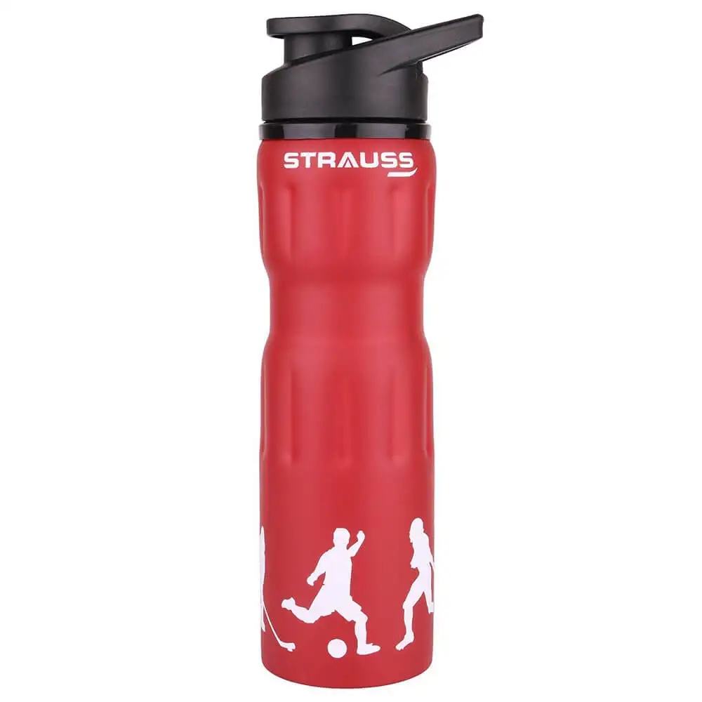 Strauss Stainless Steel Water Bottle,  Red  750 ml