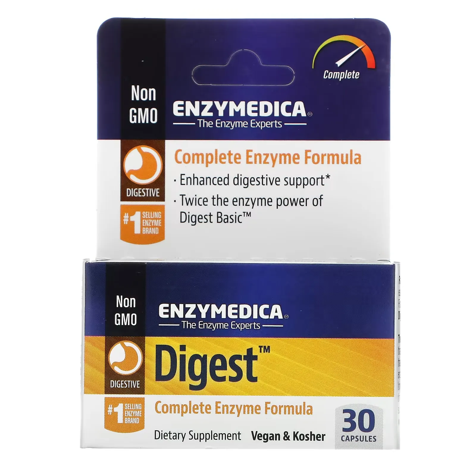 Digest, Complete Enzyme Formula, 30 Capsules