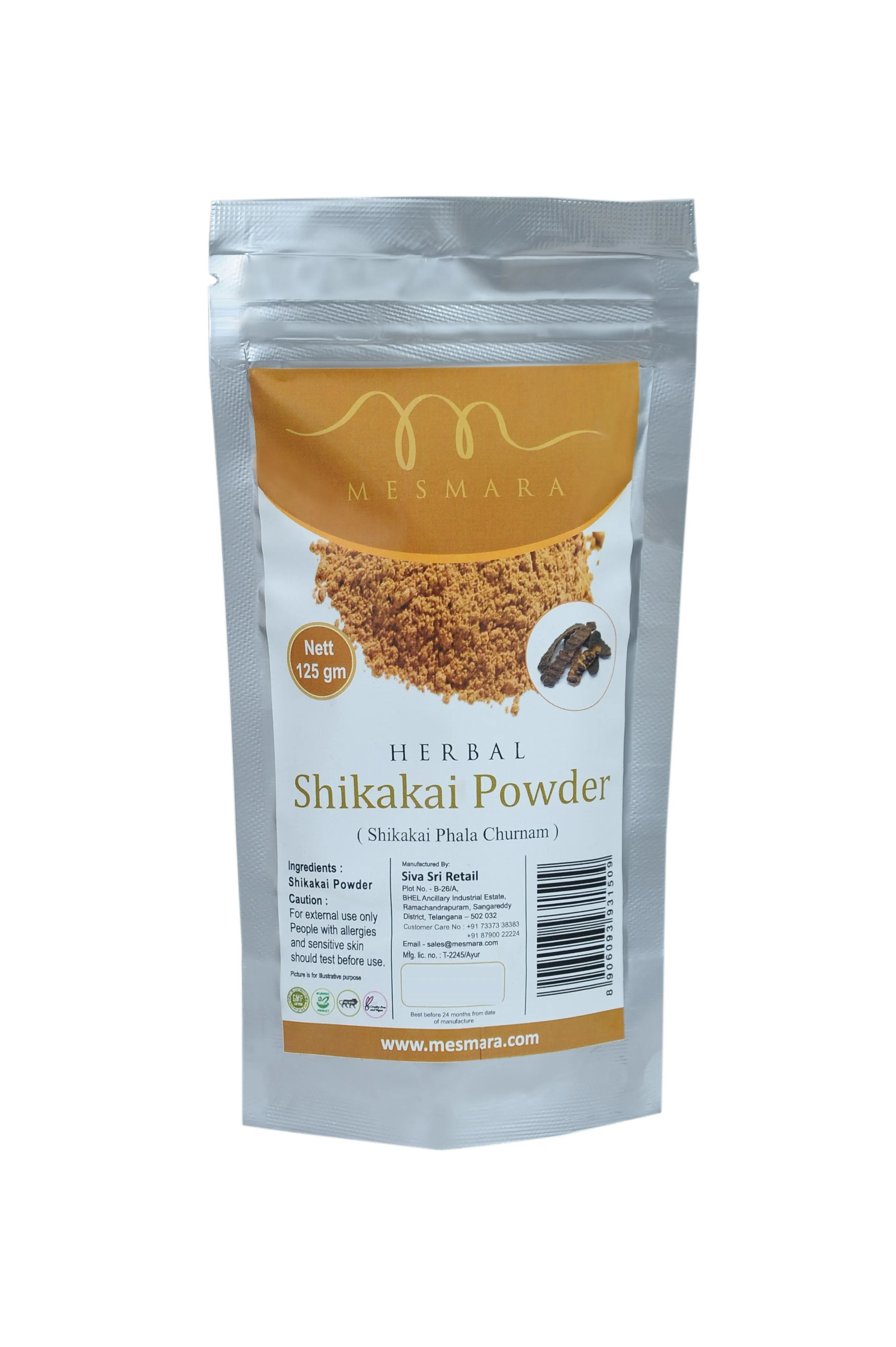 MESMARA Herbal Shikakai Powder