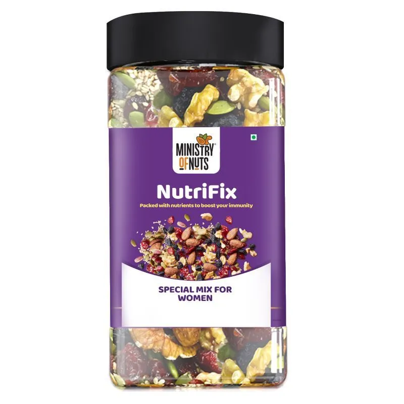 Ministry of Nuts Nutrifix Special Mix For Women Trailmix - No Trans Fat, Helps Weight Loss