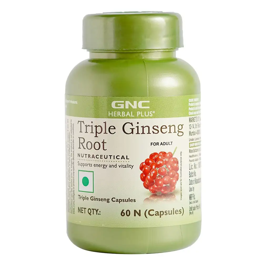 GNC Triple Ginseng Root,  60 capsules