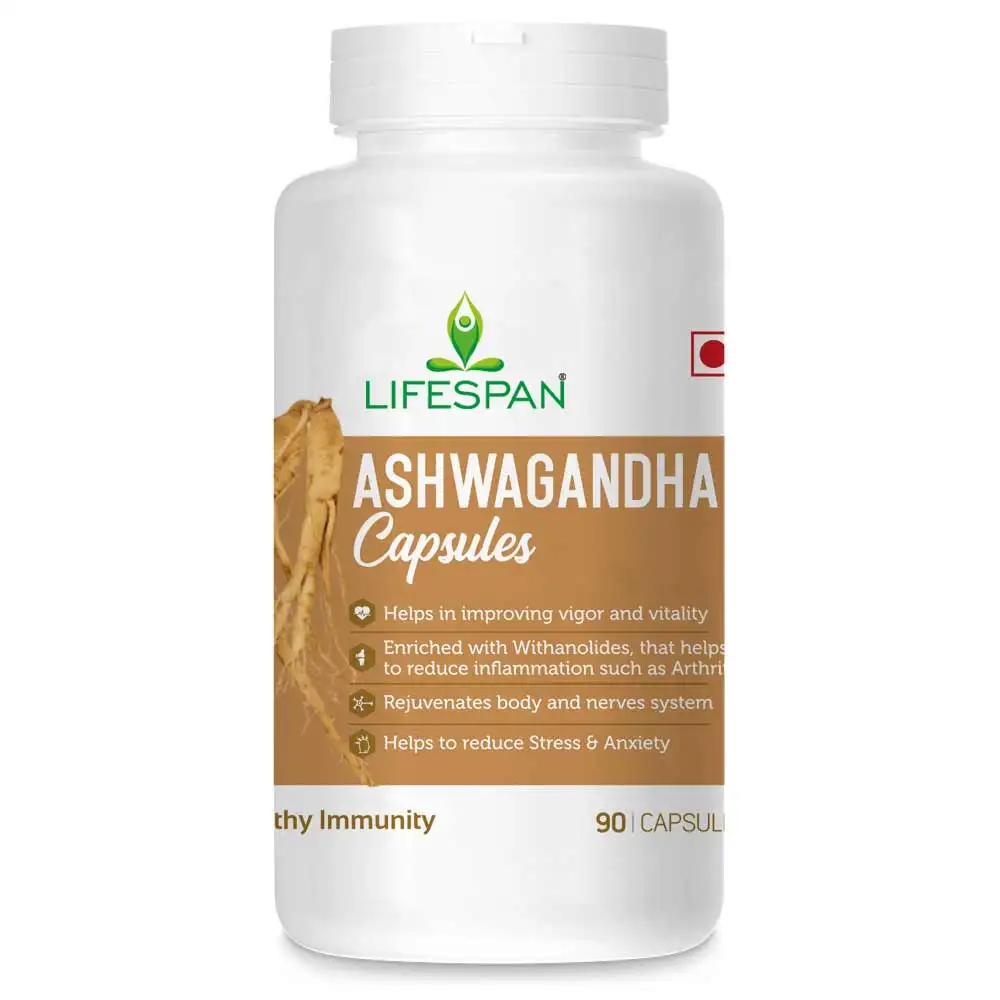 Lifespan Ashwagandha,  90 capsules