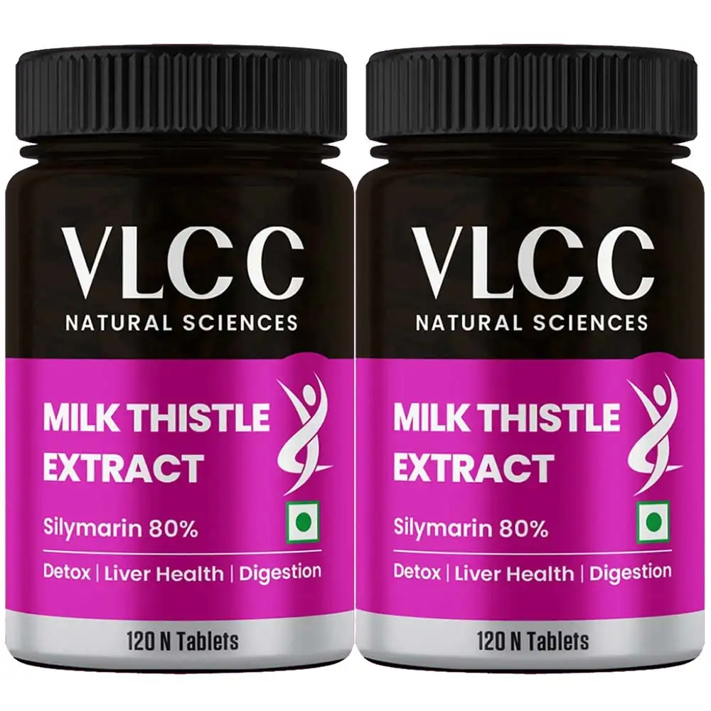 VLCC Natural Sciences Milk Thistle Extract (Pack of 2),  120 tablet(s)