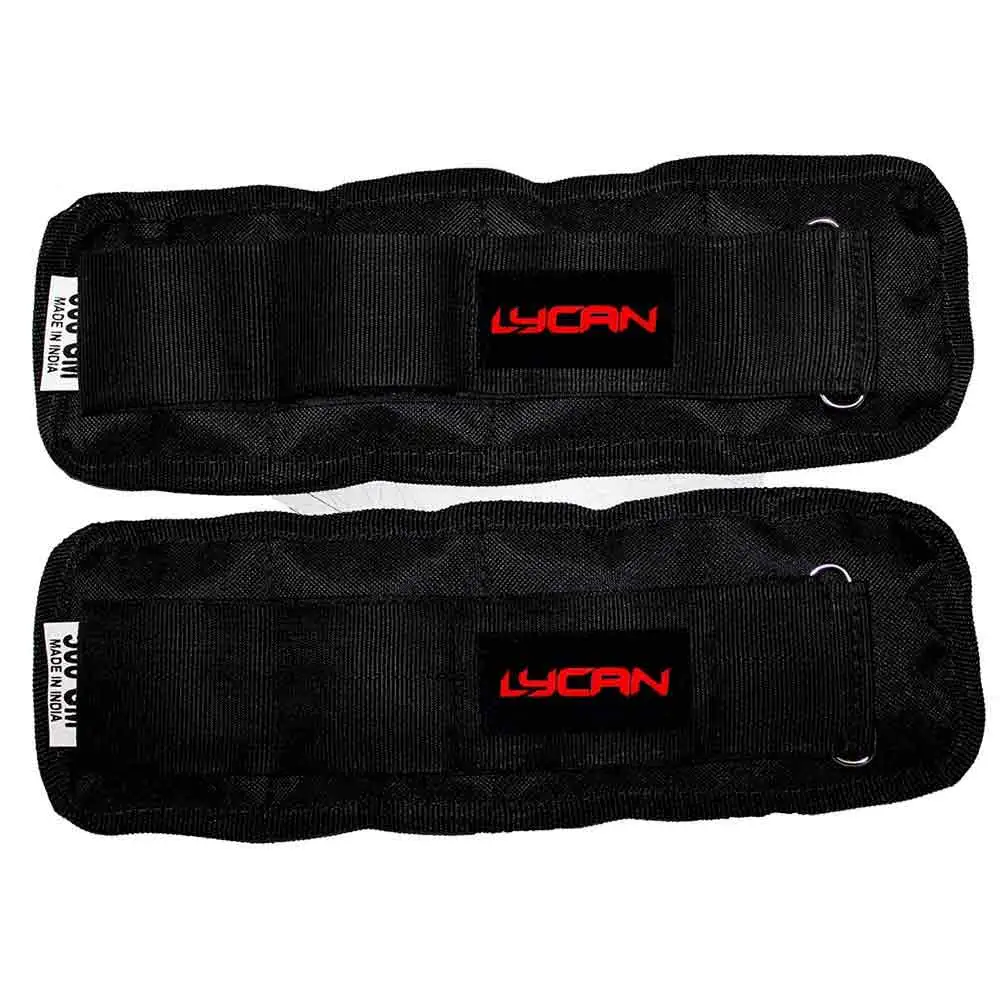 Lycan Wrist and Ankle Weights,  Black  1 kg