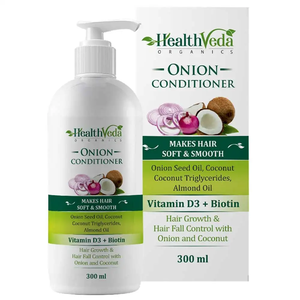 Health Veda Organics Onion Conditioner,  300 ml  for All Hair Type