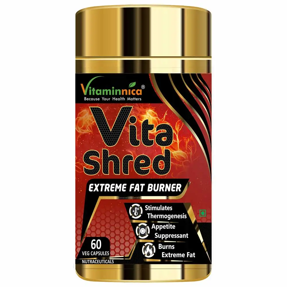 Vitaminnica Vita Shred Extreme Fat Burner,  60 veggie capsule(s)  Unflavoured