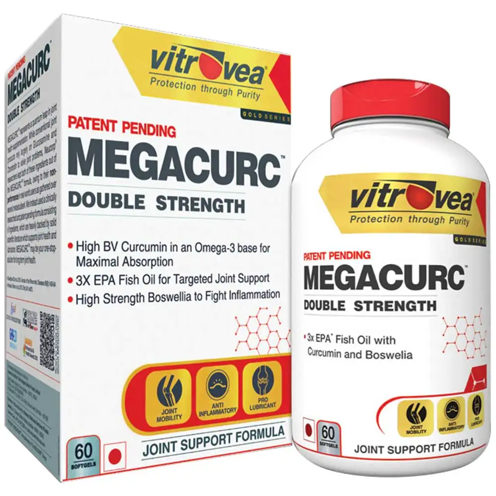 Vitrovea MEGACURC Double Strength,  60 softgels